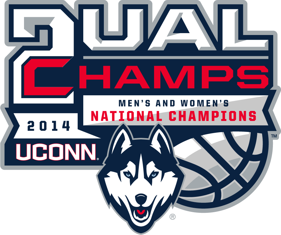 UConn Huskies 2014 Champion Logo diy iron on heat transfer